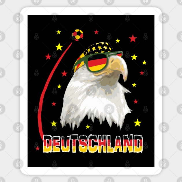 Deutschland Soccer T-Shirt Sticker by Nerd_art